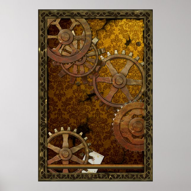 Klassisk Steampunk Poster (Framsidan)