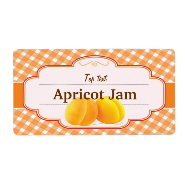 Klassisk Stil Sylt Jelly Traditional Apricot Sylt Fraktsedel (Framsidan)