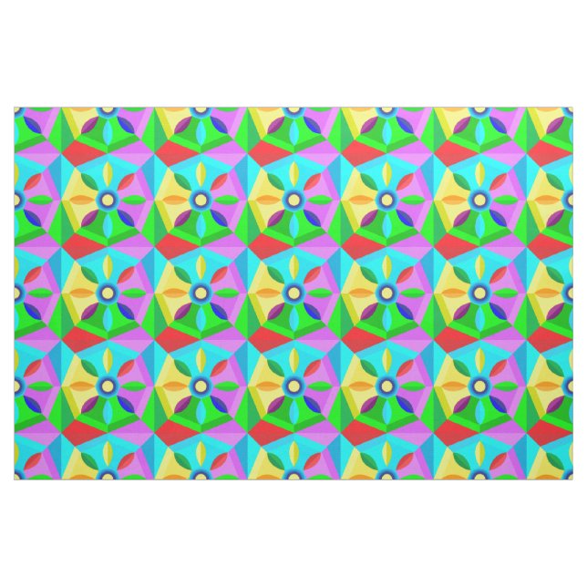 Klassisk stjärnblomväv tyg (Fat Quarter)