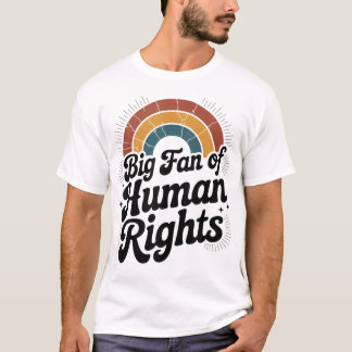 Klassisk stor beundrare av mänskliga rättigheter V T Shirt