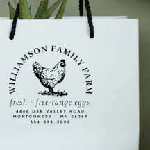 Klassisk stor Hen Egg-Returadress Mobil