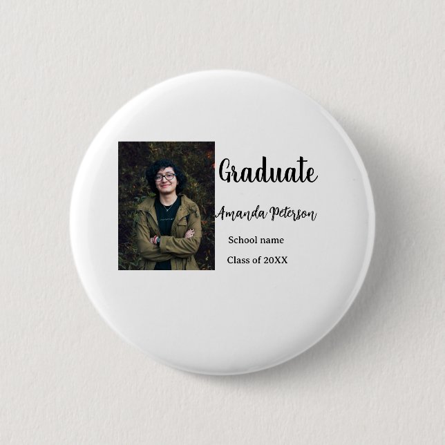 Klassisk studenten, lägg till bild namn, skolår knapp (Framsida)