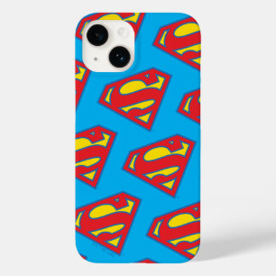 Klassisk supergirl-Logotyp med blå kontur