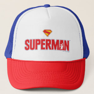Klassisk superman, fet Logotyp Keps