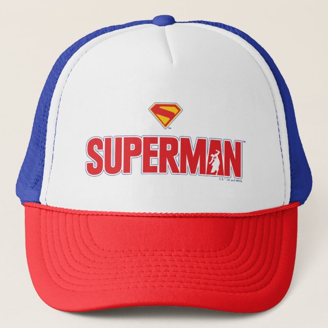 Klassisk superman, fet Logotyp Keps (Framsida)