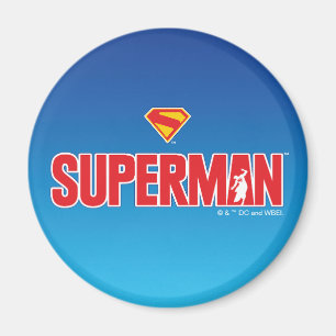 Klassisk superman, fet Logotyp Magnet