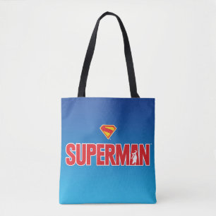 Klassisk superman, fet Logotyp Tygkasse