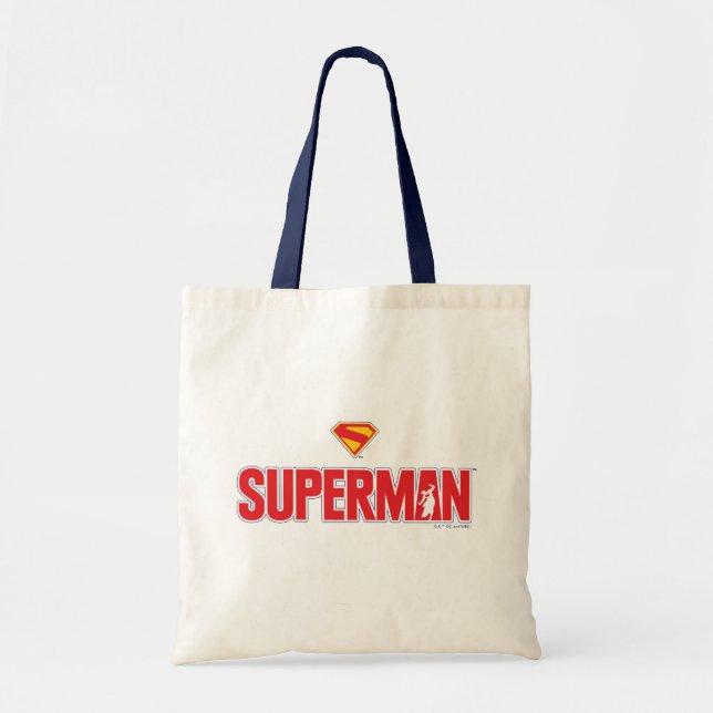 Klassisk superman, fet Logotyp Tygkasse (Framsidan)