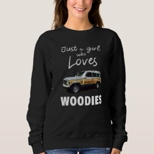 Klassisk Surfa Wagon Bara en flicka som Kärlek Woo T Shirt