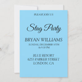 Klassisk Svärmannafest Inbjudningar