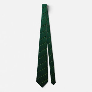 Klassisk svart och guld diagonal randig slips