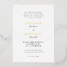 Klassisk svart och vit Elegant bröllop