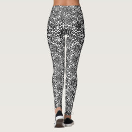 Klassisk svart och vit leggings