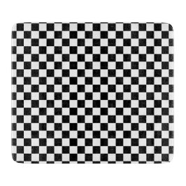 Klassisk svart och vit ruta Mönster