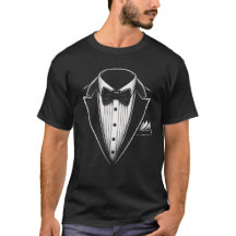 Klassisk svart vit Smoking Grafisk Elegant Formell