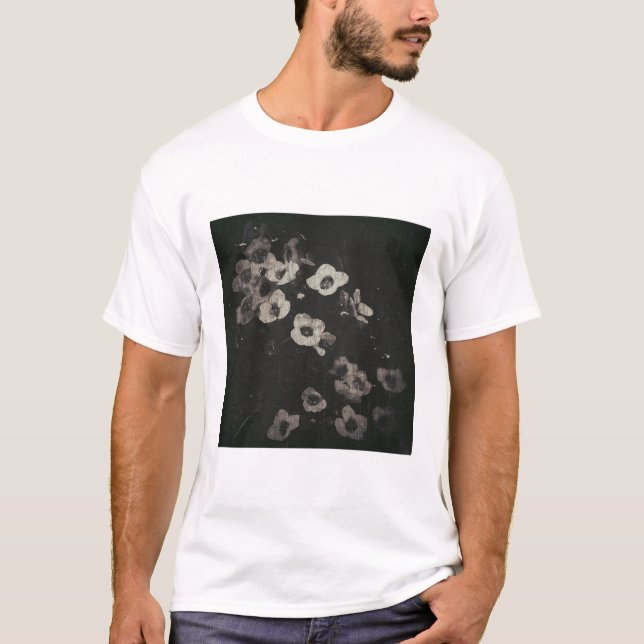 Klassisk svart-vit stil tee (Framsida)