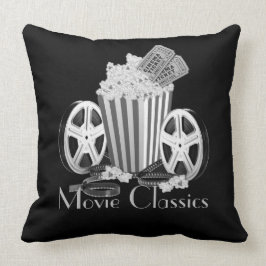 Klassisk svartvit film kudde