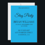 Klassisk Svästinglek Inbjudningar<br><div class="desc">Djärv och stilren design perfekt för att fira den blivande brudgummens sista natt av frihet. Bra för att planera en rolig svästafest med vänner. Anpassningsbar för alla festteman!</div>