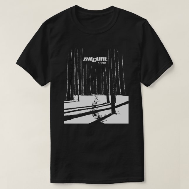 Klassisk T-Shirt, bov vintern i skogen T Shirt (Design framsida)