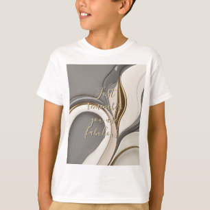 Klassisk t-shirt för barn i snyggt grafik