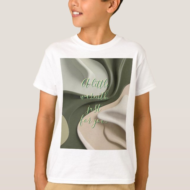 Klassisk t-shirt för barn i snyggt grafik (Framsida)