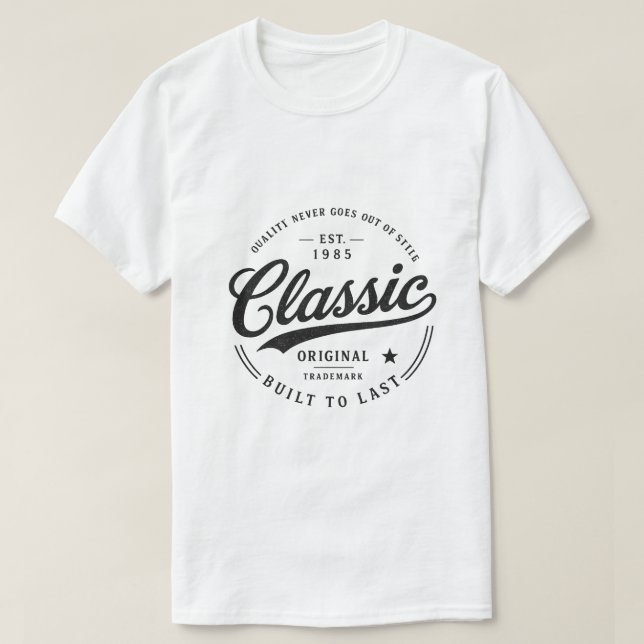 Klassisk t-shirt för dig (Design framsida)