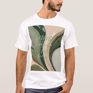 Klassisk t-shirt i abstrakt av snyggt