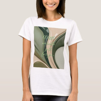 Klassisk t-shirt i abstrakt av snyggt
