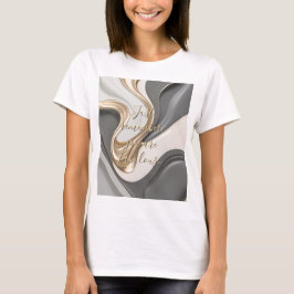 Klassisk t-shirt i abstrakt av snyggt