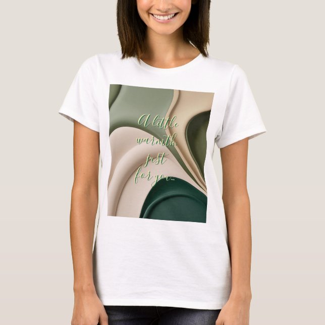 Klassisk t-shirt i abstrakt av snyggt (Framsida)