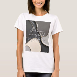 Klassisk t-shirt i abstrakt av snyggt