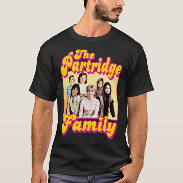Klassisk T-Shirt i familjen Partridge (Framsida)