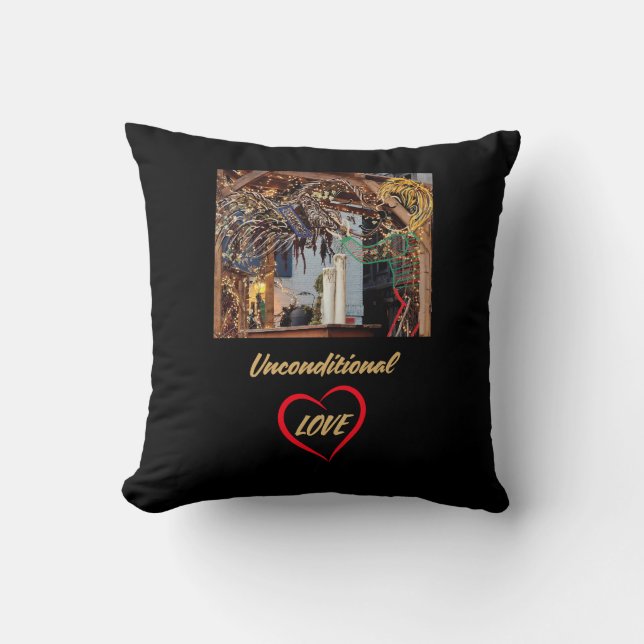 Klassisk T-shirt Kudde (Framsida)