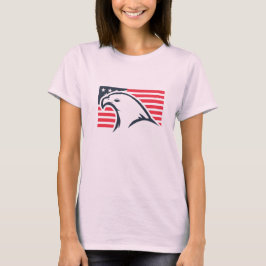 Klassisk T-shirt med Eagle Mark of USA