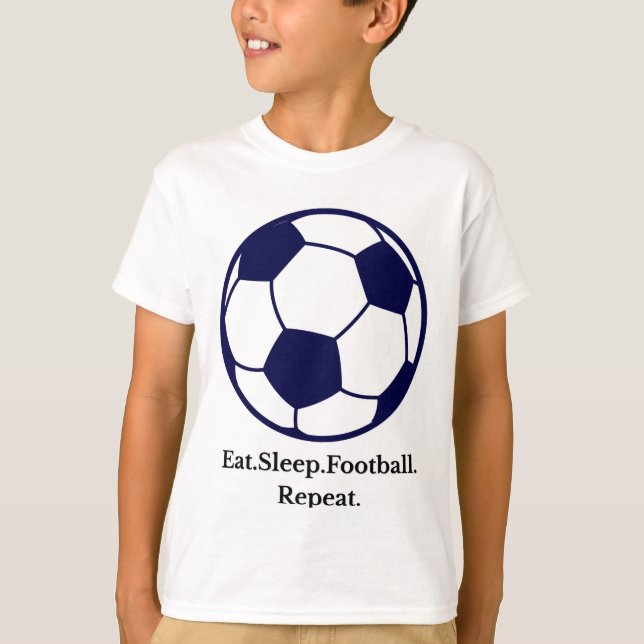 Klassisk T-shirt med fotbollscitat (Framsida)