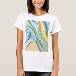 Klassisk t-shirt med stilrent abstrakt grafik