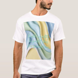 Klassisk t-shirt med stilrent abstrakt grafik