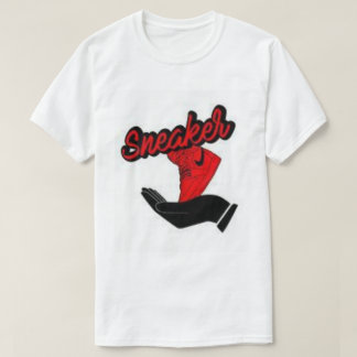 Klassisk T-shirt Sneakes in White T sHIRT
