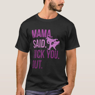 Klassisk Taekwondo Flicka Mixed Martial Arts Karat T Shirt