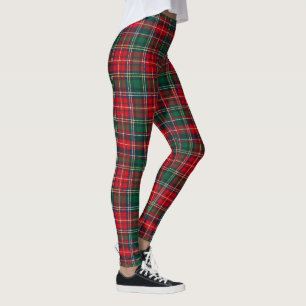 Klassisk Tartan-rutig jul Leggings