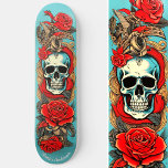 Klassisk tattoart Skull Ro Nautical Inslag Mini Skateboard Bräda 18,5 Cm<br><div class="desc">Bär den tidlösa alluran av vår klassiska Tattoo Art-skateboard,  försedd med intrikat skalle,  ro och nautiskt inslag. Anpassa däcket med din egen text och förvandla din skjutbana till ett skräddarsytt mästerverk. Det här är ytterligare 100% Snughamsterdesign.</div>