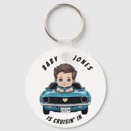 Klassisk Tävling Pojke Cruisin'in Shower Nyckelring