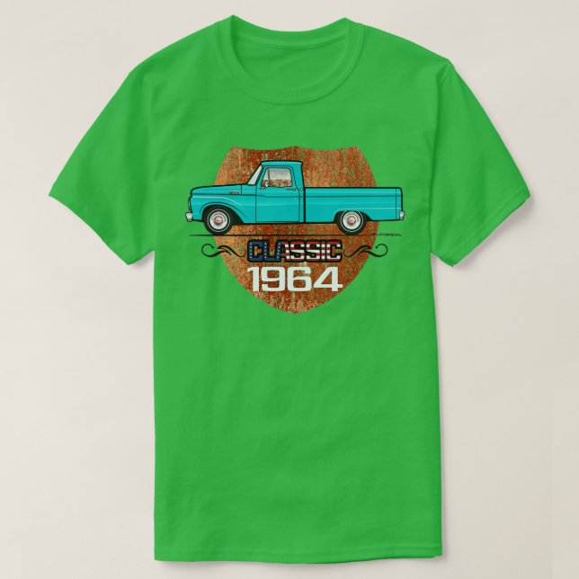 Klassisk teal t shirt (Design framsida)