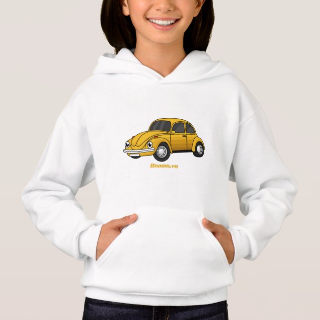 Klassisk tecknad bil t shirt (Framsida)