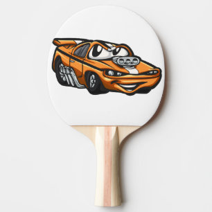 Klassisk tecknad för muskelbil - Välj tillbaka fär Pingisracket