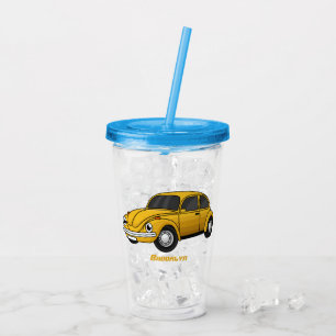 Klassisk tecknad take away mugg