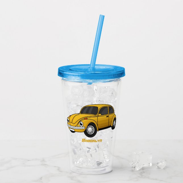 Klassisk tecknad take away mugg (Baksida Ice)