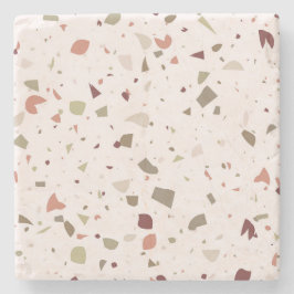 Klassisk terrazzo marble golv mönster, bakgrund stenunderlägg