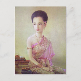 klassisk Thai antique stil-vykort Vykort