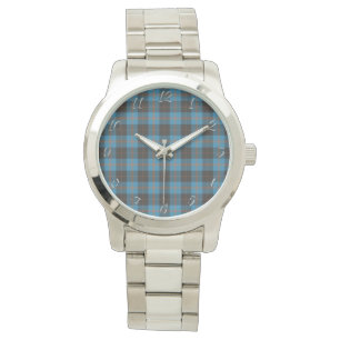 Klassisk Tidlös Klan Angus Gammal Plaid Tartan G Armbandsur